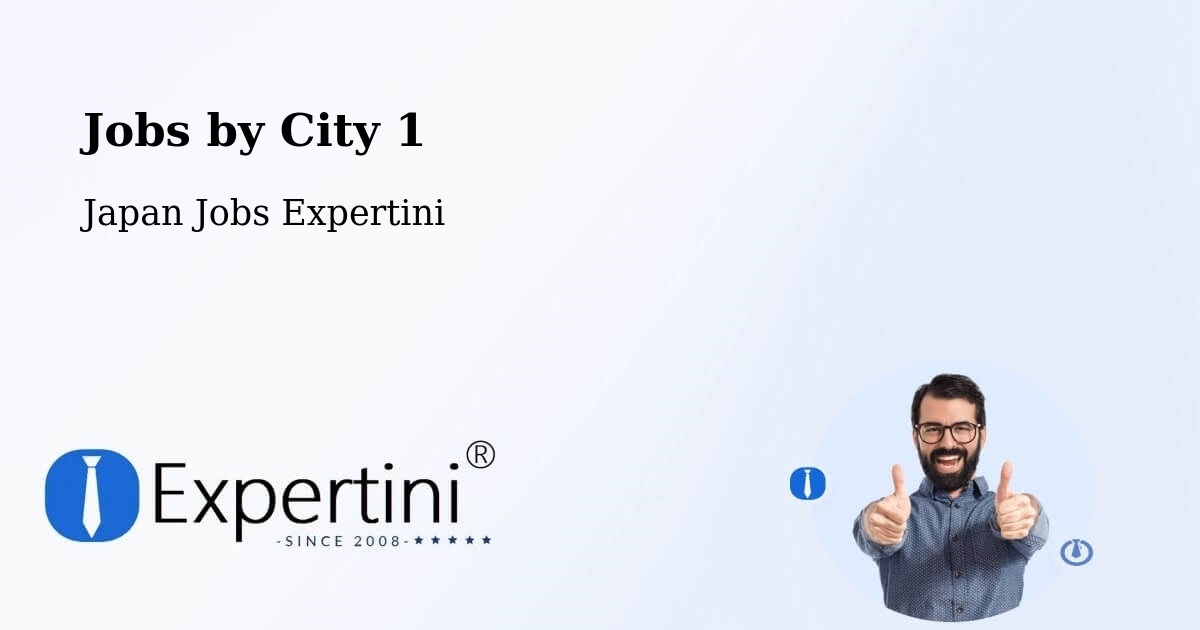 City Jobs in Japan - Expertini