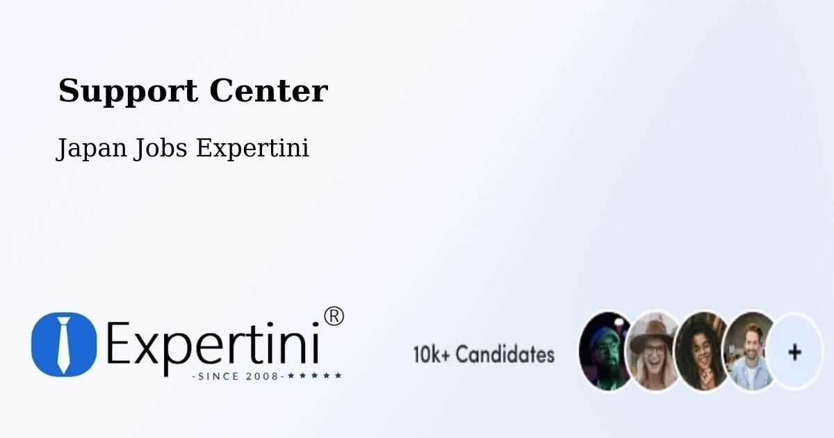 Support Center - Japan Jobs Expertini
